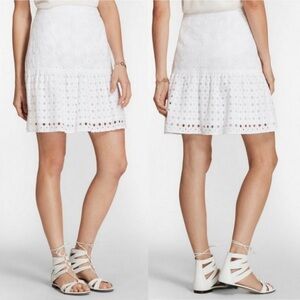 NWT Brooks Brother white eyelet skirt,12